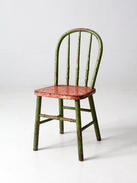 vintage painted children's chair