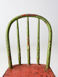 vintage painted children's chair