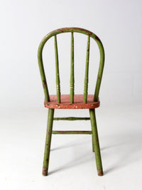 vintage painted children's chair