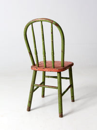 vintage painted children's chair