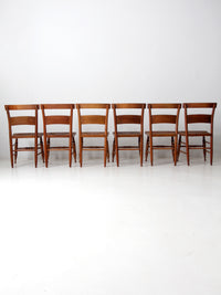 antique rush seat chairs set of 6