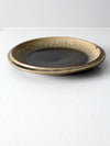 vintage studio pottery plate
