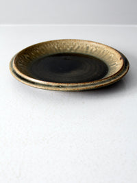 vintage studio pottery plate