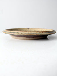 vintage studio pottery plate