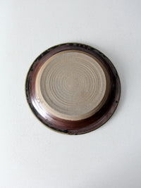 vintage studio pottery plate