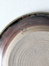 vintage studio pottery plate
