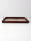 vintage floral tray