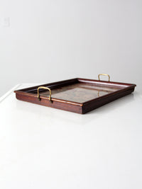 vintage floral tray