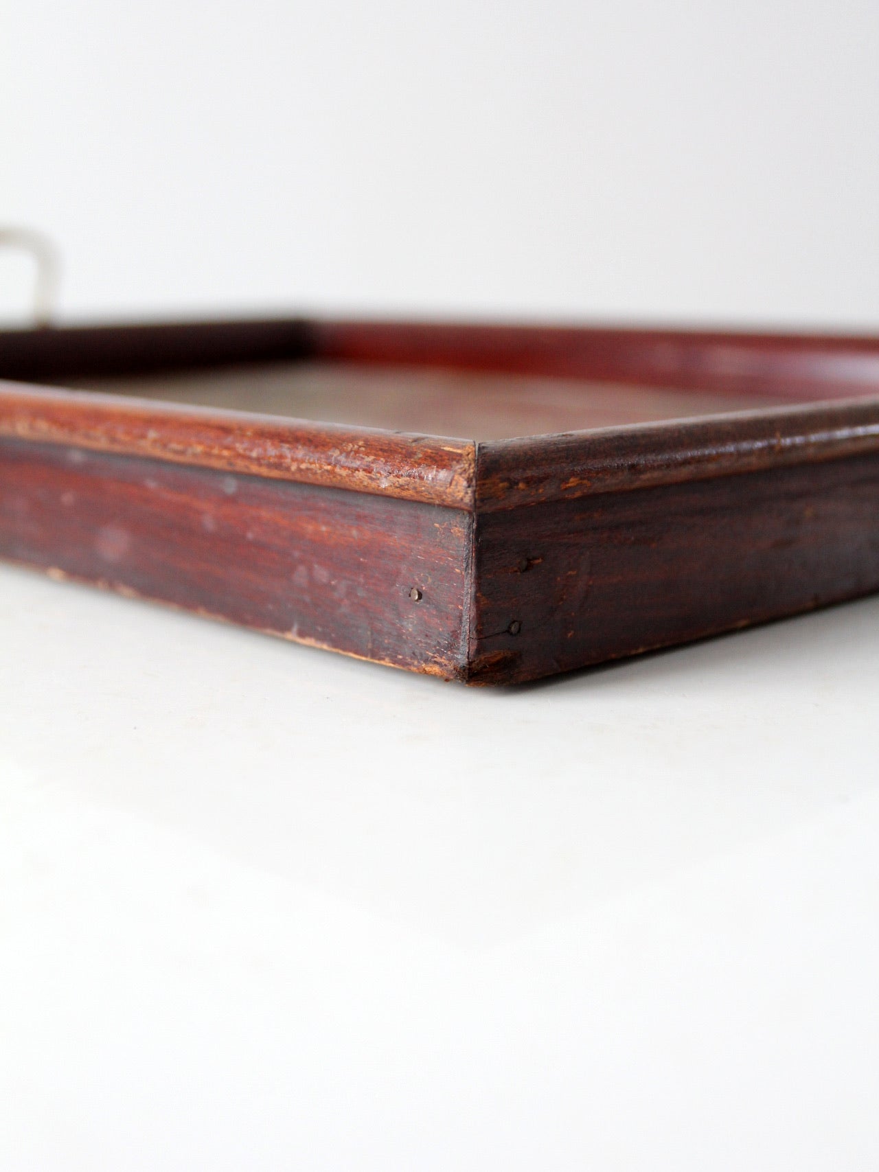 vintage floral tray