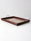 vintage floral tray