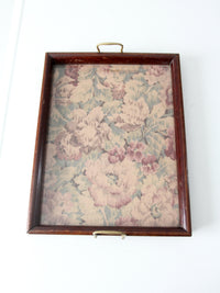 vintage floral tray