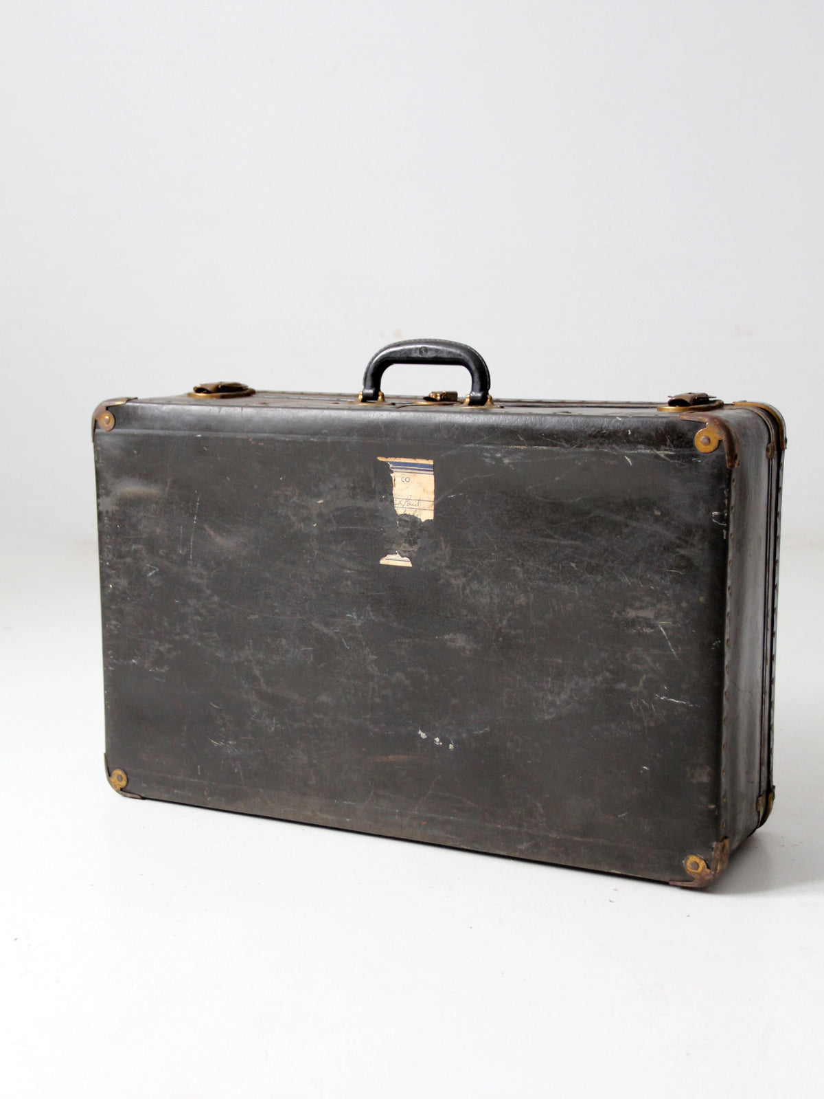 vintage black suitcase