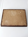 vintage floral tray