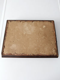 vintage floral tray