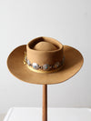 vintage Westchester concho belt western hat