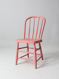 antique pink spindle back chairs pair