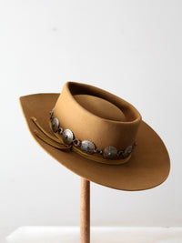 vintage Westchester concho belt western hat