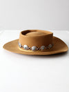 vintage Westchester concho belt western hat