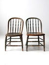 antique Windsor chair pair