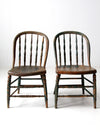 antique Windsor chair pair