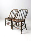 antique Windsor chair pair