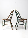 antique Windsor chair pair