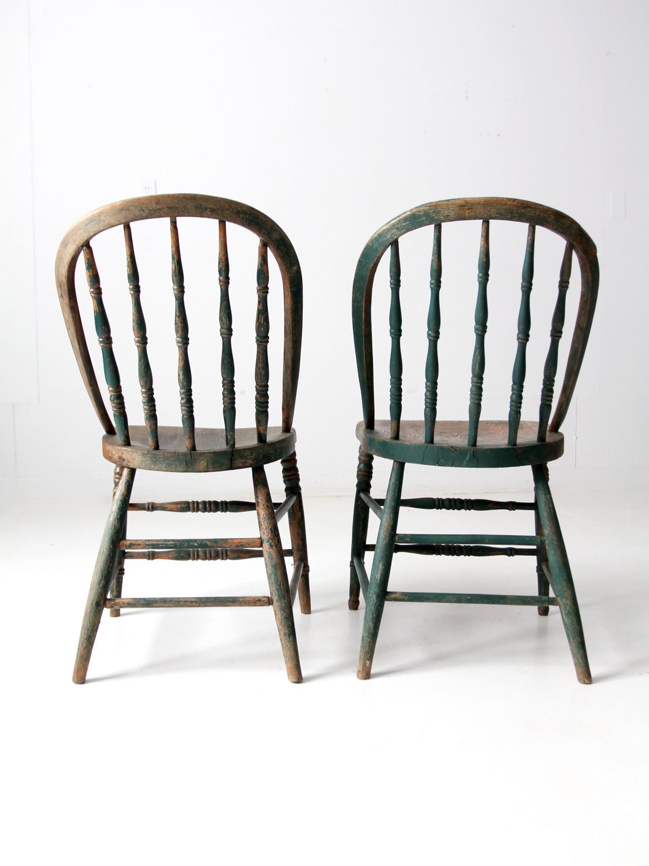 antique Windsor chair pair