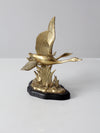 vintage brass birds sculpture