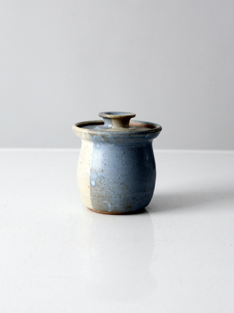 vintage studio pottery jar