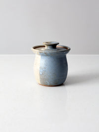 vintage studio pottery jar
