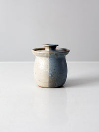 vintage studio pottery jar