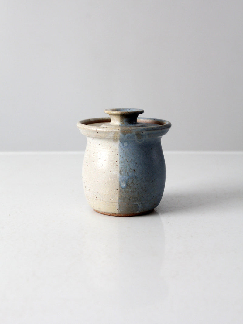vintage studio pottery jar