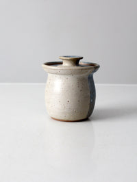 vintage studio pottery jar