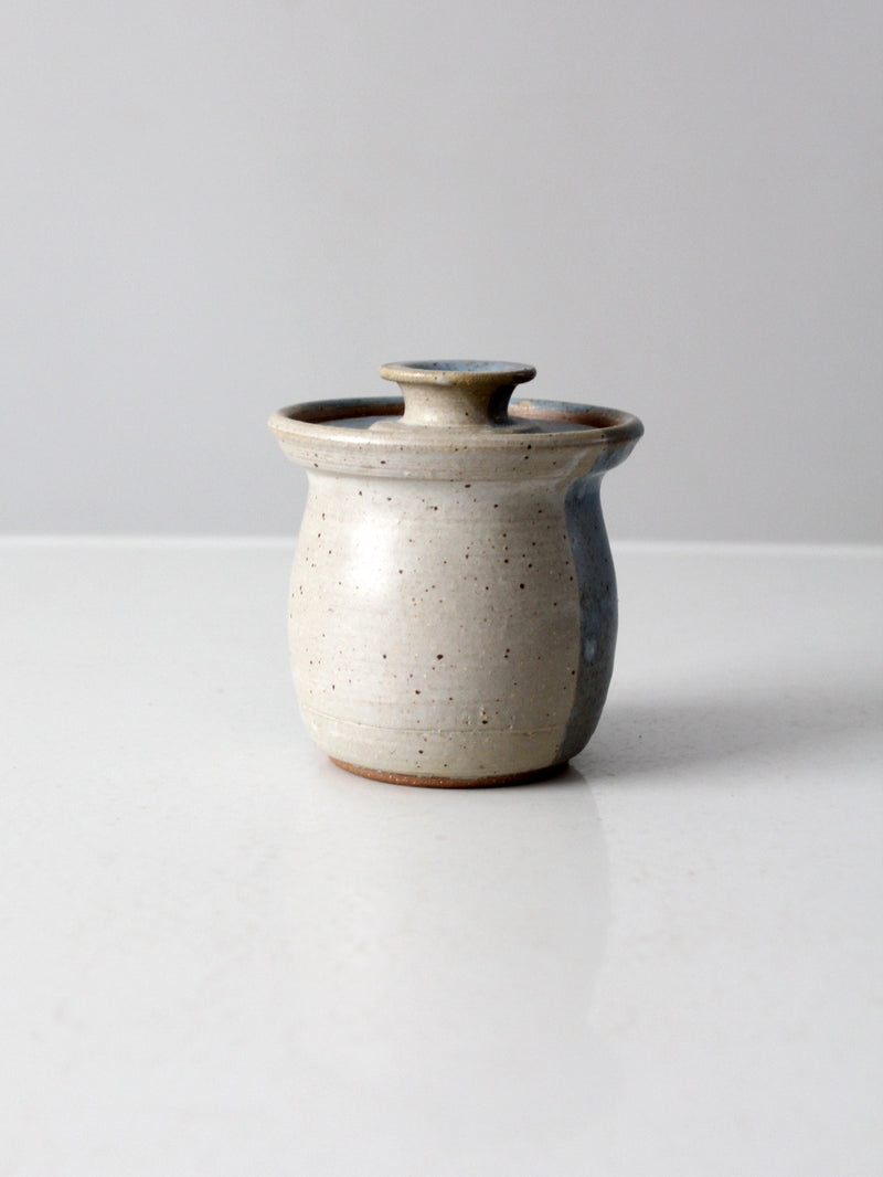 vintage studio pottery jar