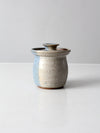 vintage studio pottery jar