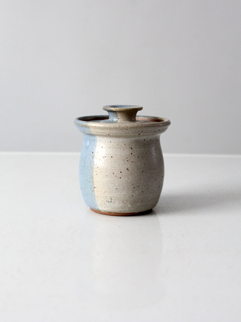 vintage studio pottery jar