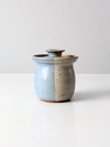 vintage studio pottery jar