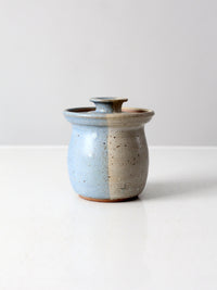 vintage studio pottery jar