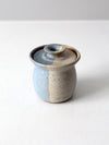 vintage studio pottery jar