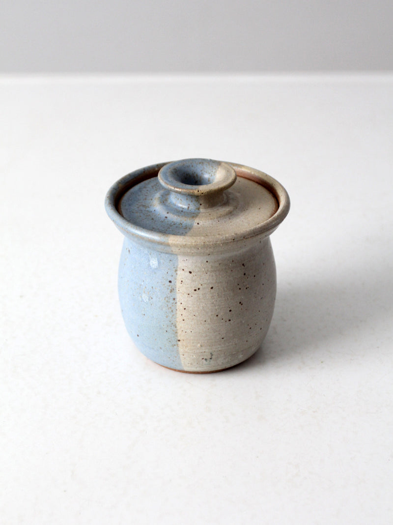 vintage studio pottery jar