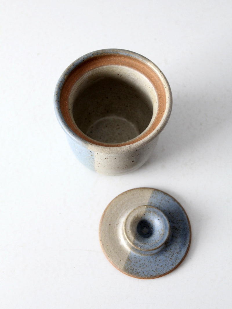 vintage studio pottery jar