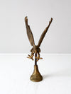 vintage brass eagle statue