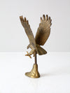 vintage brass eagle statue