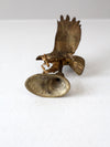 vintage brass eagle statue