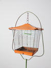mid-century bird cage