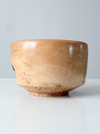 vintage burl wood bowl