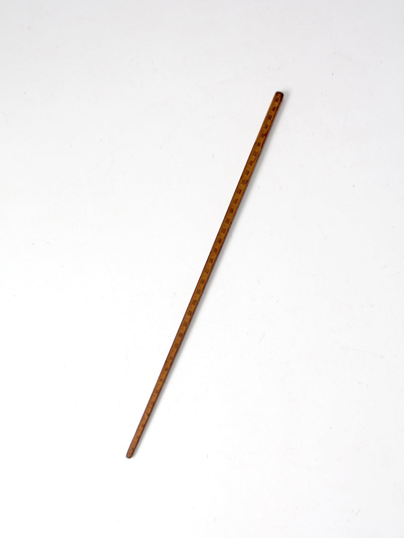 vintage tapered yard stick