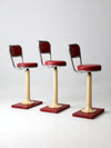 antique soda fountain counter stools set of 3