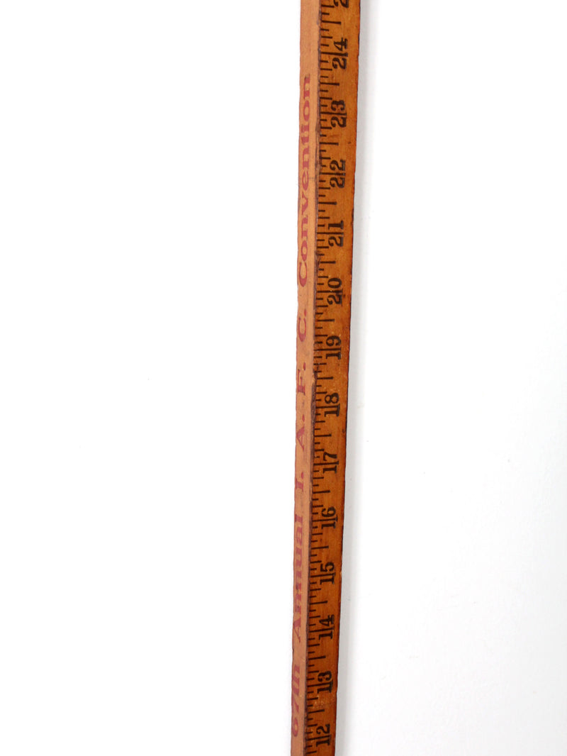 vintage tapered yard stick