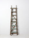 antique wooden ladder